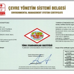 Ege Kimya Çevre Yönetim Sistemi Belgesi