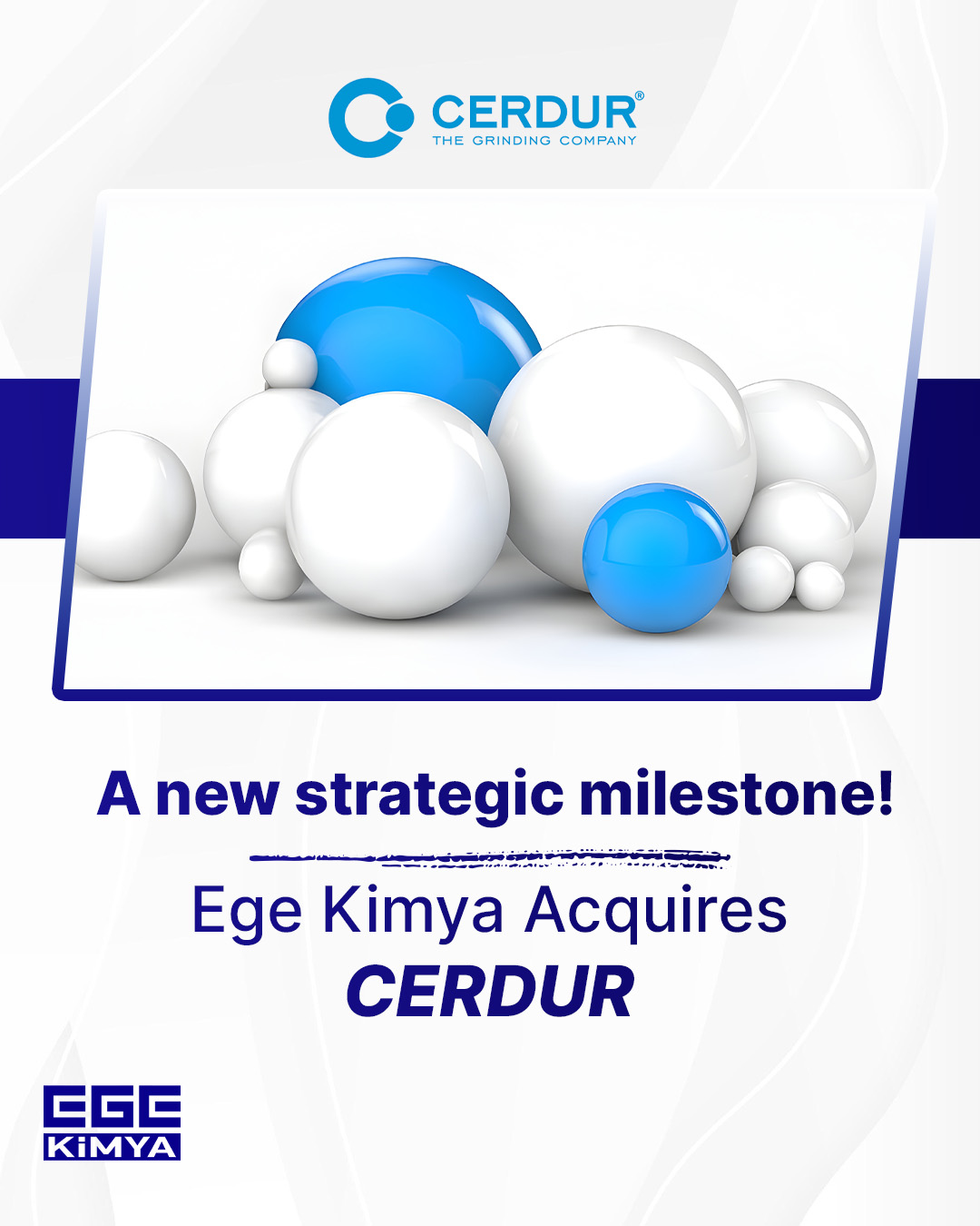 Ege Kimya ekibinin Tire Technology Expo 2026 Hannover fuarındaki stand önünde çekilmiş toplu hatıra fotoğrafı.